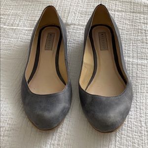 Nisolo blue suede flats